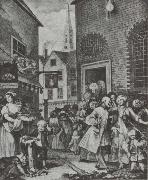 William Hogarth Times of Day oil painting